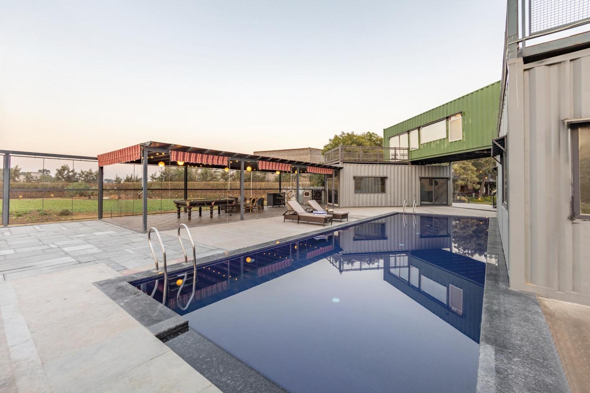 Willa Elivaas Hidden Oasis 4Bhk With Pool, Mud House & Container House Dhauj Zewnętrze zdjęcie